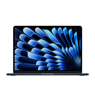 Nešiojamas kompiuteris Apple MacBook Air 13 (2025), M4, 10C/8C, 16 GB, 256 GB, ENG, midnight MW123ZE/A