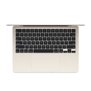 Nešiojamas kompiuteris Apple MacBook Air 13 (2025), M4, 10C/8C, 16 GB, 256 GB, SWE, starlight