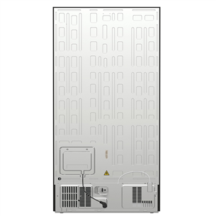 SBS šaldytuvas Hisense, NoFrost, 566 L, aukštis 179 cm, juodas