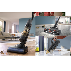 Philips 7000 Series AquaTrio, wet & dry, black/yellow - Cordless vacuum cleaner