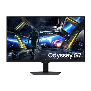 Monitorius Samsung Odyssey G7, 32'', 4K UHD, 144 Hz, juodas LS32DG702EUXDU