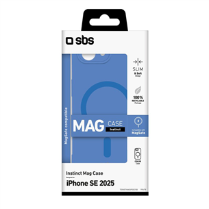 SBS Instinct Mag, iPhone 16e, blue - Case