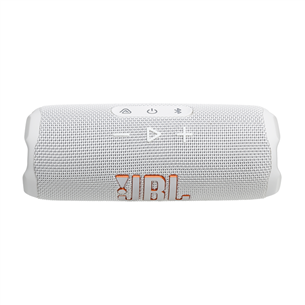 JBL Flip 7, white - Portable Wireless Speaker