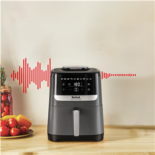 Tefal Easy Fry Silence, 1670 W, 5 L, grey - Air fryer