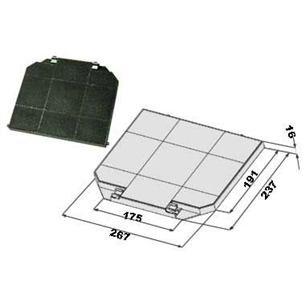 Faber - Carbon filter for cooker hood 112.0157.243